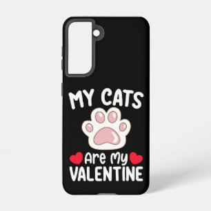 Funda Para Samsung Galaxy S21 Mis Gatos Son Amantes De Mascotas Graciosos De San