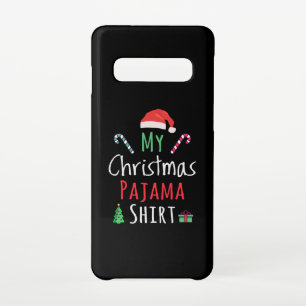 Funda Para Samsung Galaxy S10 Mis Navidades Camisa Pajama