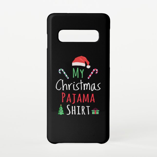 Funda Para Samsung Galaxy Mis Navidades Camisa Pajama (Reverso)
