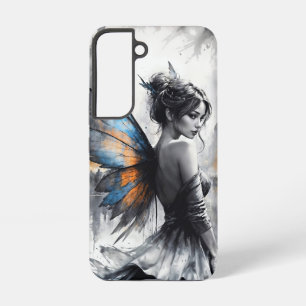 Funda Para Samsung Galaxy S22 Misteriosa ciudad de hadas brumosas alas etéreas