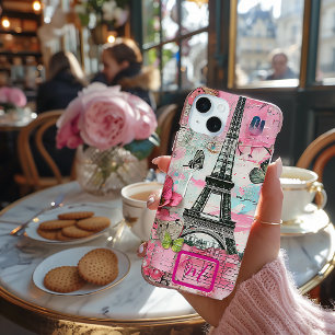 Funda Para Samsung Galaxy S21+ Moda Vintage Floral Pink Parisino Scrapbook