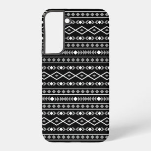 Funda Para Samsung Galaxy S22+ Modalidades aztecas Patrón Blanco gris