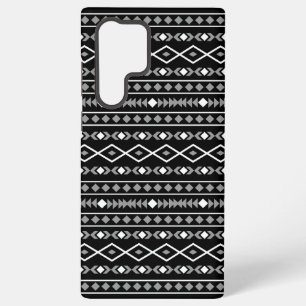 Funda Para Samsung Galaxy S22 Ultra Modalidades aztecas Patrón Blanco gris