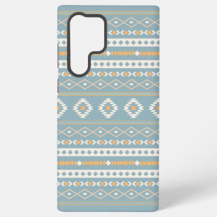 Funda Para Samsung Galaxy S22 Ultra Modelo mixto azteca crema Naranja azul