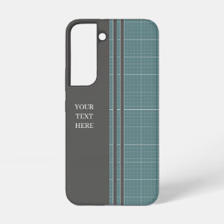Funda Para Samsung Galaxy S22 Modern Blueprint Grid Phone Case PC01
