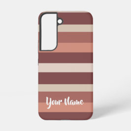 Funda Para Samsung Galaxy S22 Moderna Linear | Antique Rose & Copper Custom