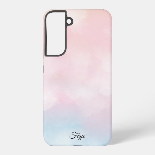 Funda Para Samsung Galaxy Moderno Sencillo Sencillo arcoiris gradiente galax (Reverso )