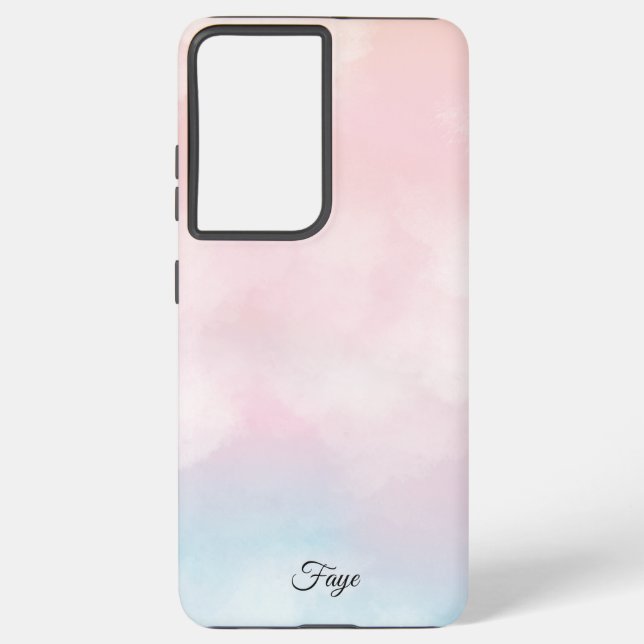 Funda Para Samsung Galaxy Moderno Sencillo Sencillo arcoiris gradiente galax (Reverso )