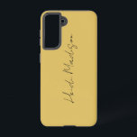 Funda Para Samsung Galaxy S21 Moderno y elegante llano simple caligrafía de colo<br><div class="desc">Plantilla De Estilo Retro Moderno Para Todas Las Necesidades.</div>
