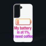 Funda Para Samsung Galaxy S22 Modo de carga activado - ¡Mantente encendido!<br><div class="desc">¡Mantenga su teléfono cargado y sus niveles de energía altos con este divertido y relativo estuche de teléfono "Modo de carga"! Inspirado por su diseño de vasos de carga viral, este funda es perfecto para cualquiera que funcione con cafeína y buenas vibraciones. Los colores vivos y el diseño audaz destacan,...</div>