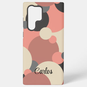 Funda Para Samsung Galaxy S22 Ultra molécula personalizado de color rojo negro Samsung