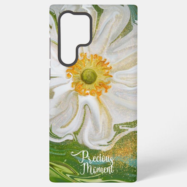 Funda Para Samsung Galaxy Momento preciso - Poder floral anémico (Reverso )