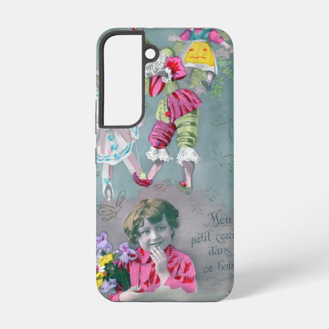 Funda Para Samsung Galaxy Mon petite coeur dans ce baiser (Reverso )