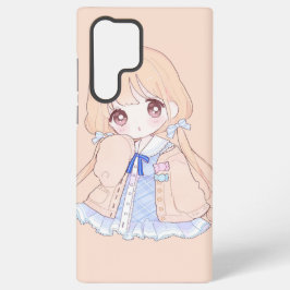 Funda Para Samsung Galaxy S22 Ultra Mona Estética Kawaii Chica Pastel Fundas Para Sams