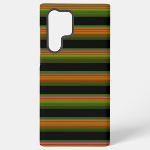 Funda Para Samsung Galaxy S22 Ultra Mona linda negra rayada colorida