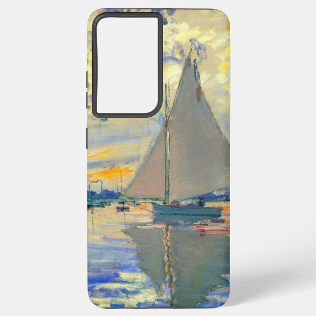 Funda Para Samsung Galaxy Monet Sailboat en Le Petit-Gennevilliers (Reverso )