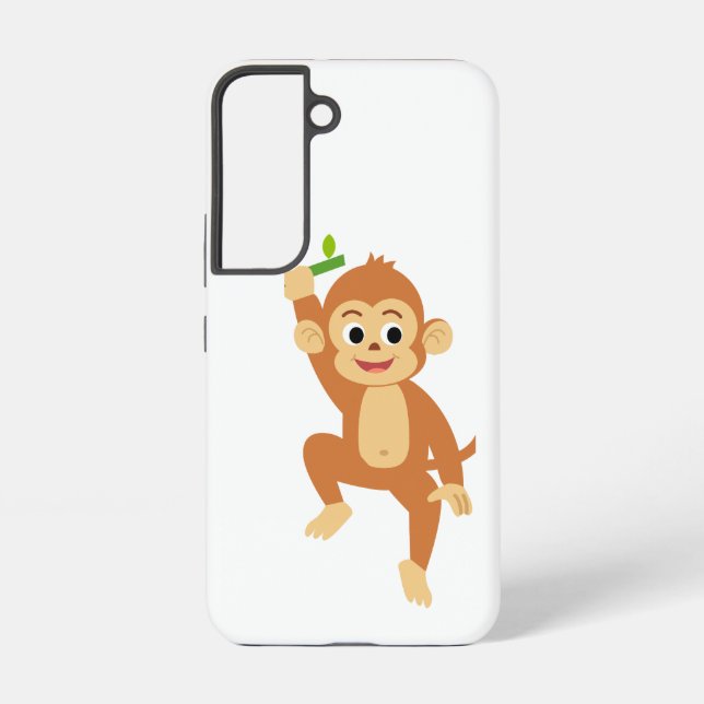 Funda Para Samsung Galaxy Mono lindo con bambú  (Reverso )