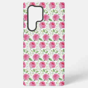 Funda Para Samsung Galaxy S22 Ultra Mono lindo, estampado floral/repetido de rosas