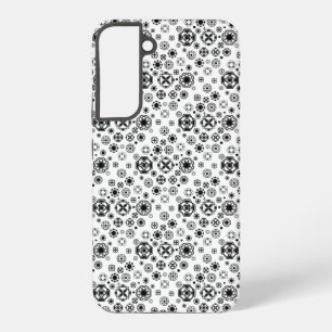 Funda Para Samsung Galaxy S22+ Mono patrón decorativo arabesco blanco negro lindo