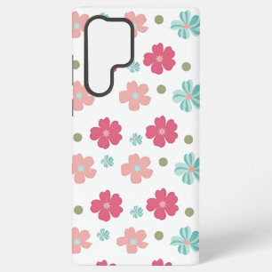 Funda Para Samsung Galaxy S22 Ultra Monofloral Minimalista Impresión de Flores