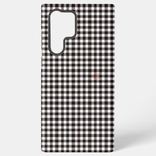 Funda Para Samsung Galaxy S22 Ultra Monograma Estilo Rústico Cuadro