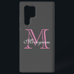 Funda Para Samsung Galaxy S22 Ultra Monograma Samsung Galaxy S22 Ultra Funda<br><div class="desc">Monograma Samsung Galaxy S22 Ultra Funda</div>