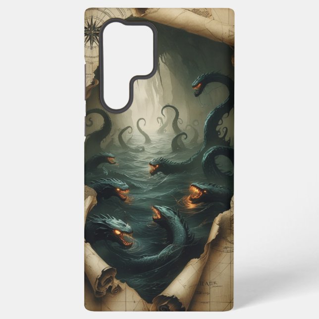 Funda Para Samsung Galaxy Monstruo mítico del mar (Reverso )