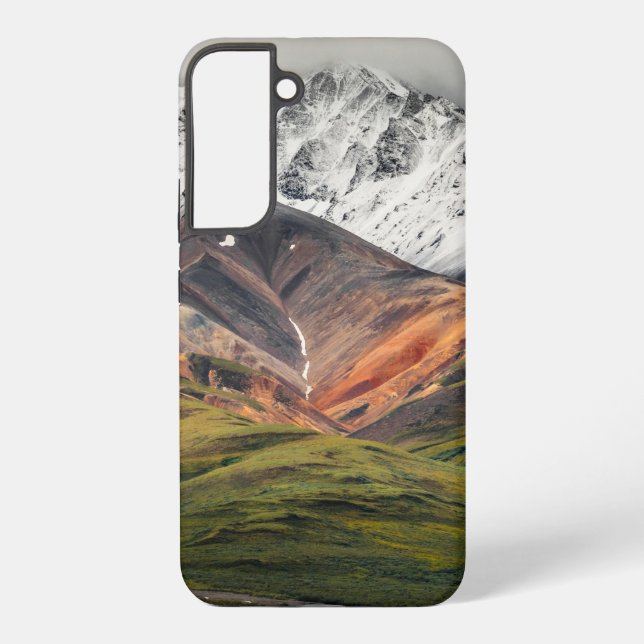 Funda Para Samsung Galaxy Montaña policromada, Denali NP, Alaska (Reverso )