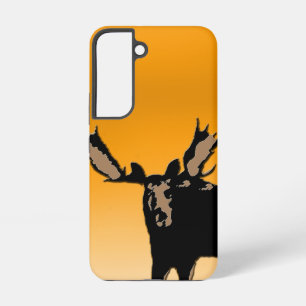 Funda Para Samsung Galaxy S22 Moose al atardecer - Original Wildlife Art