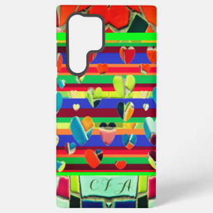 Funda Para Samsung Galaxy S22 Ultra Mosaico abstracto de arte