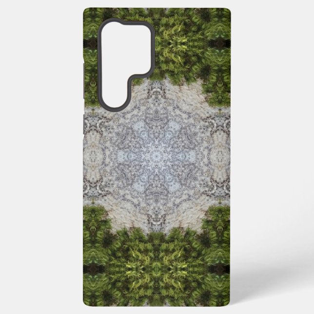 Funda Para Samsung Galaxy Moss verdes y arte de la naturaleza terrestre (Reverso )