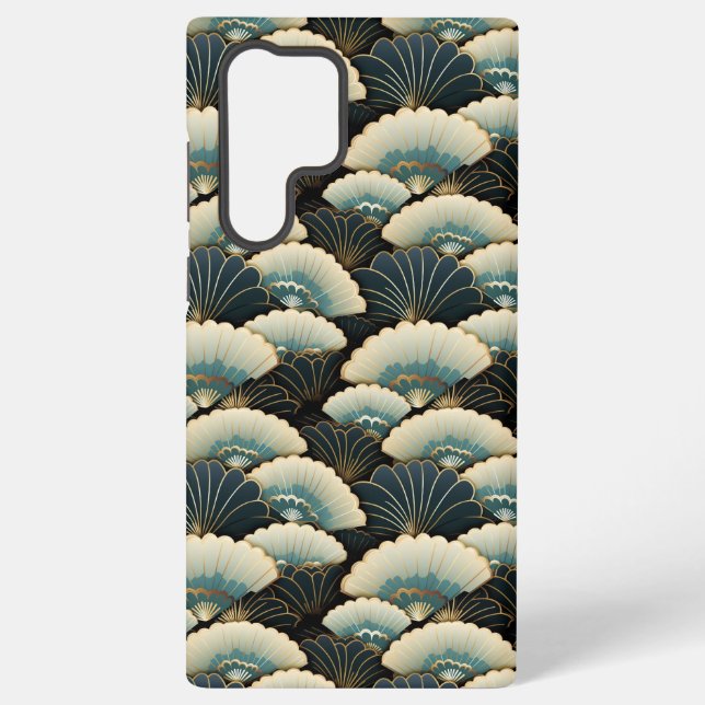 Funda Para Samsung Galaxy Motif de fanáticos japoneses inspirados en el oro  (Reverso )