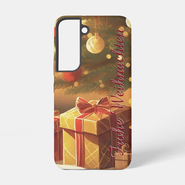 Funda Para Samsung Galaxy Motiv, mit Geschenken unterm Weihnachtsbaum 37016 (Reverso )