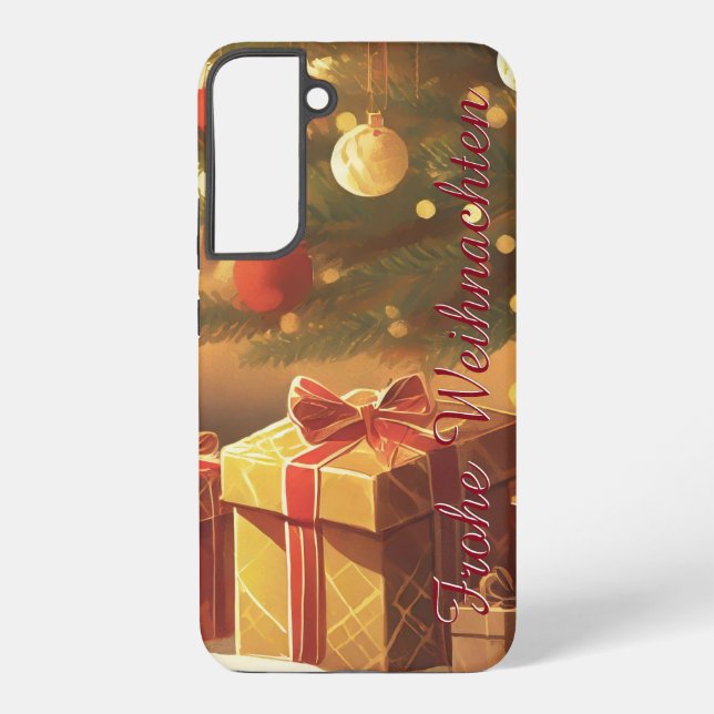 Funda Para Samsung Galaxy Motiv, mit Geschenken unterm Weihnachtsbaum 37016 (Reverso )