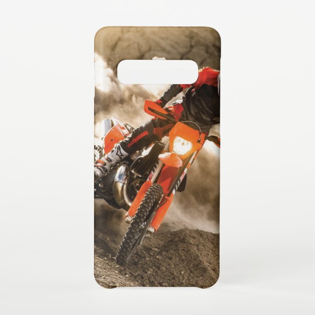 Funda Para Samsung Galaxy Motocross Rider (Reverso)