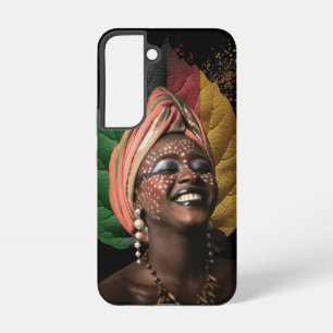Funda Para Samsung Galaxy S22 Mujer africana artística