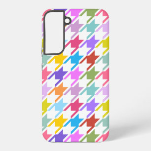 Funda Para Samsung Galaxy S22+ Multicolor inalámbrico + Gran patrón blanco