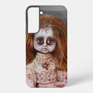 Funda Para Samsung Galaxy S22+ Muñeca de porcelana vintage embrujada de SlipperyJ