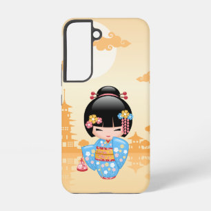 Funda Para Samsung Galaxy S22 Muñeca Maiko Kokeshi - Chica Geisha japonés