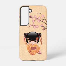 Funda Para Samsung Galaxy S22 Muñeca Ume Kokeshi - Chica Geisha de la enseñanza 