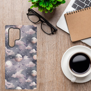 Funda Para Samsung Galaxy S22 Ultra Murciélagos de Halloween   Patrón Lindo y Espeluzn