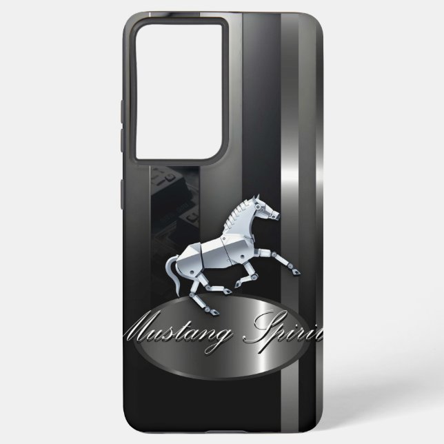 Funda Para Samsung Galaxy Músculo, clásico, coche, tendencia, mustang, estil (Reverso )