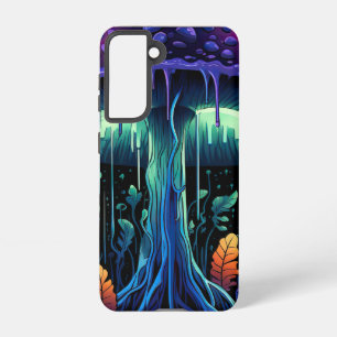 Funda Para Samsung Galaxy S21 Mushroom neon