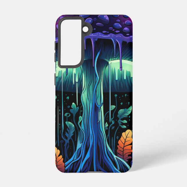 Funda Para Samsung Galaxy Mushroom neon (Reverso )