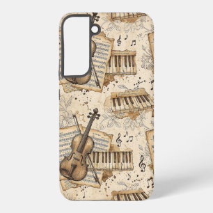 Funda Para Samsung Galaxy S22+ Música Vintage