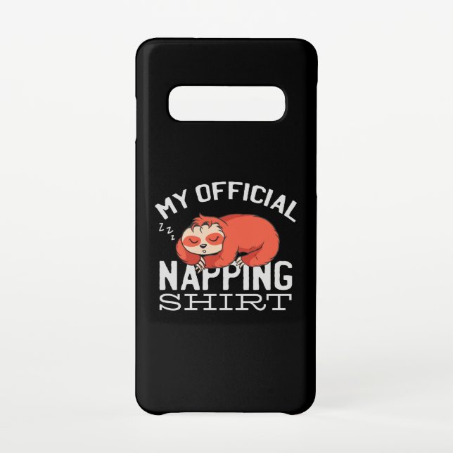 Funda Para Samsung Galaxy My official napping shirt Sloth (Reverso)