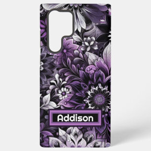 Funda Para Samsung Galaxy S22 Ultra Mystical Purple Blooms