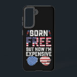 Funda Para Samsung Galaxy S21 Nacido libre pero ahora soy caro el 4 de julio<br><div class="desc">Nacido gratis pero ahora soy una costosa cita graciosa el 4 de julio</div>