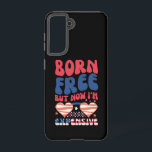 Funda Para Samsung Galaxy S21 Nacido libre pero ahora soy caro el 4 de julio<br><div class="desc">Nacido libre pero ahora soy caro el 4 de julio</div>