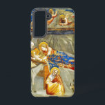 Funda Para Samsung Galaxy S21 Natividad Nacimiento de Jesús<br><div class="desc">Funda Samsung Galaxy con el fresco de Giotto,  The Nativity (c. 1304). La Virgen María sostiene al recién nacido Jesús como ángeles por encima de la regocijo. Los pastores y sus animales rodean el establo. Un regalo conmovedor para Navidades y celebración religiosa.</div>